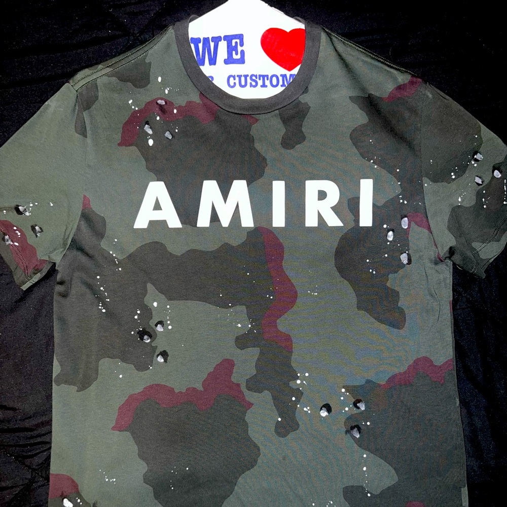 Amiri Camo T Shirt